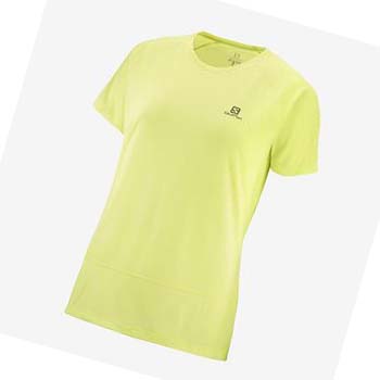 Camiseta Salomon CROSS RUN Mujer Ye | MX 2540JPQ